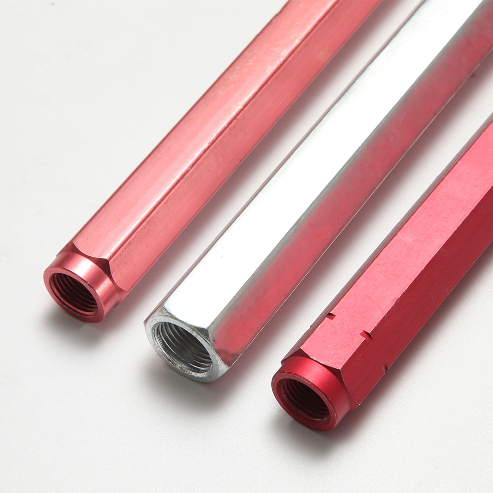 Custom steel or aluminum hexagonal tubing suitable for powder coating