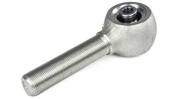 Round head Johnny Joint, white zinc plated
