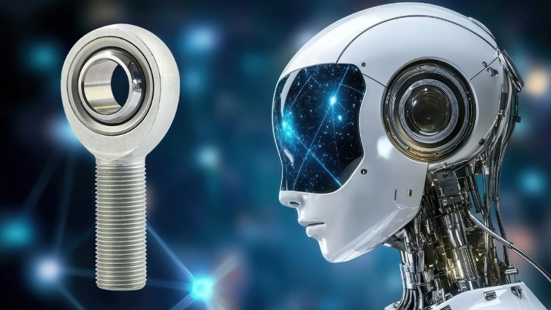 a humanoid robot and a self lubricating rod end SYZ Rod Ends A PTFE lined self-lubricating rod end for humanoid robot joint