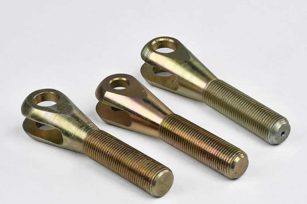 SYZ clevis rod ends — DIN 71752 steel clevis joints, zinc plated