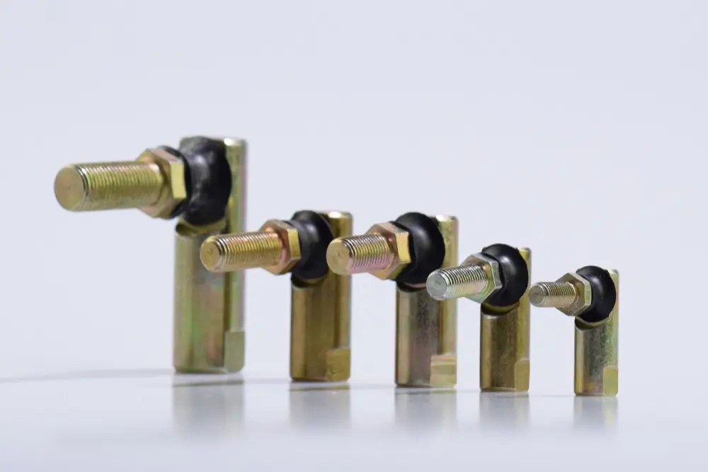SYZ small ball joints — angled, axial, staked and quick release styles