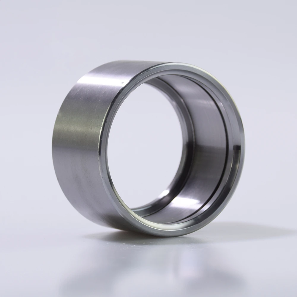 Industrial uniball cup housing with turned bore and retaining groove